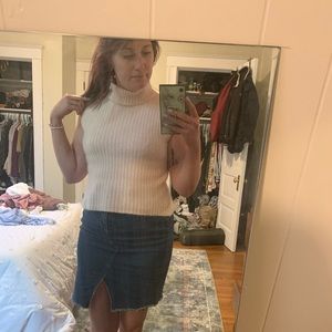 90s angora wool turtleneck